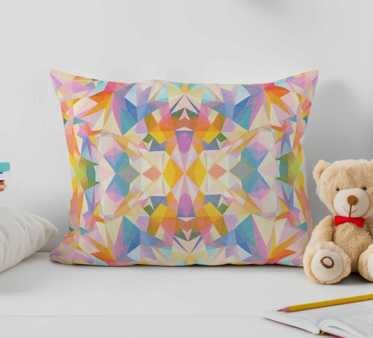 Beautiful Way - Abstract Geometric Pattern cuscino da lovely lines