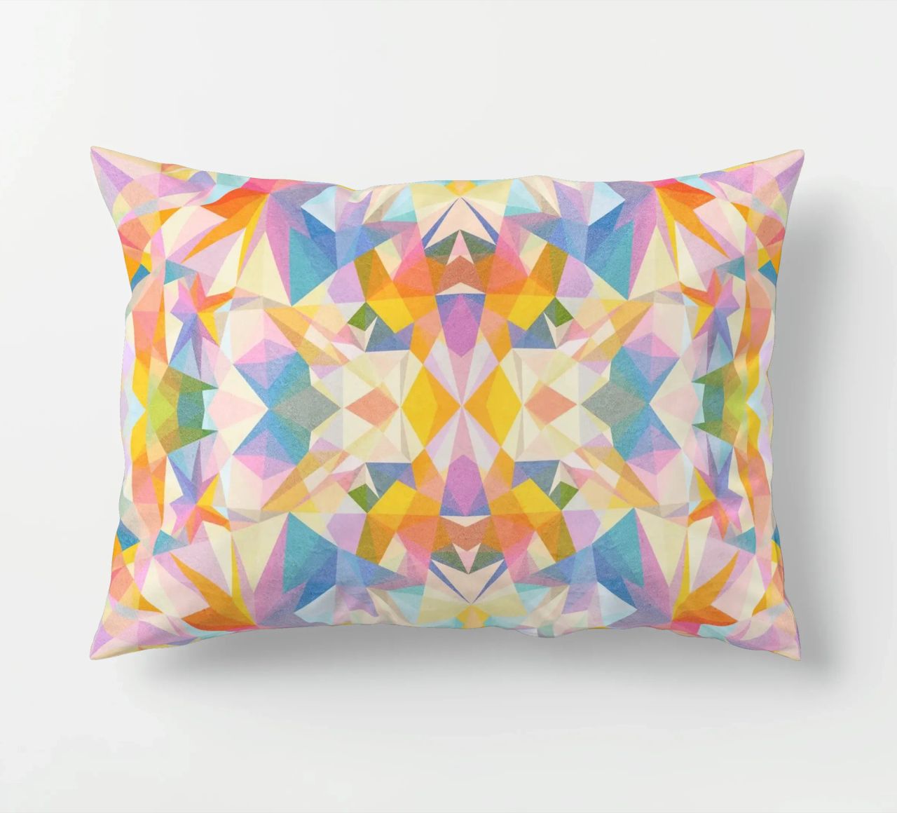 Beautiful Way - Abstract Geometric Pattern cuscino da lovely lines