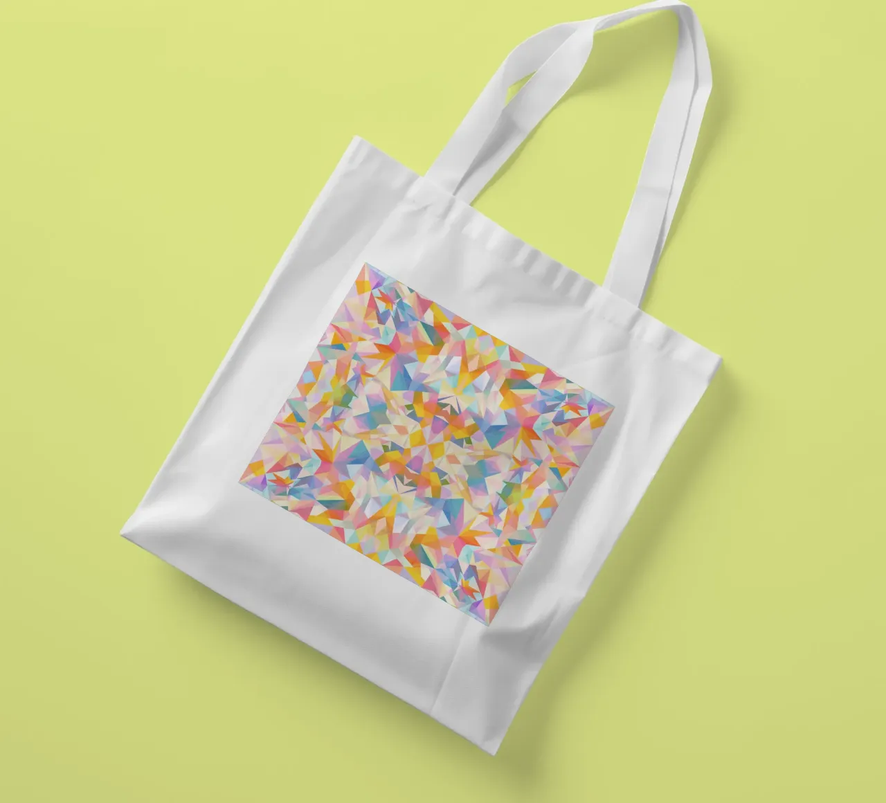 Beautiful Way - Abstract Geometric Pattern borsa in juta da Abstract 888