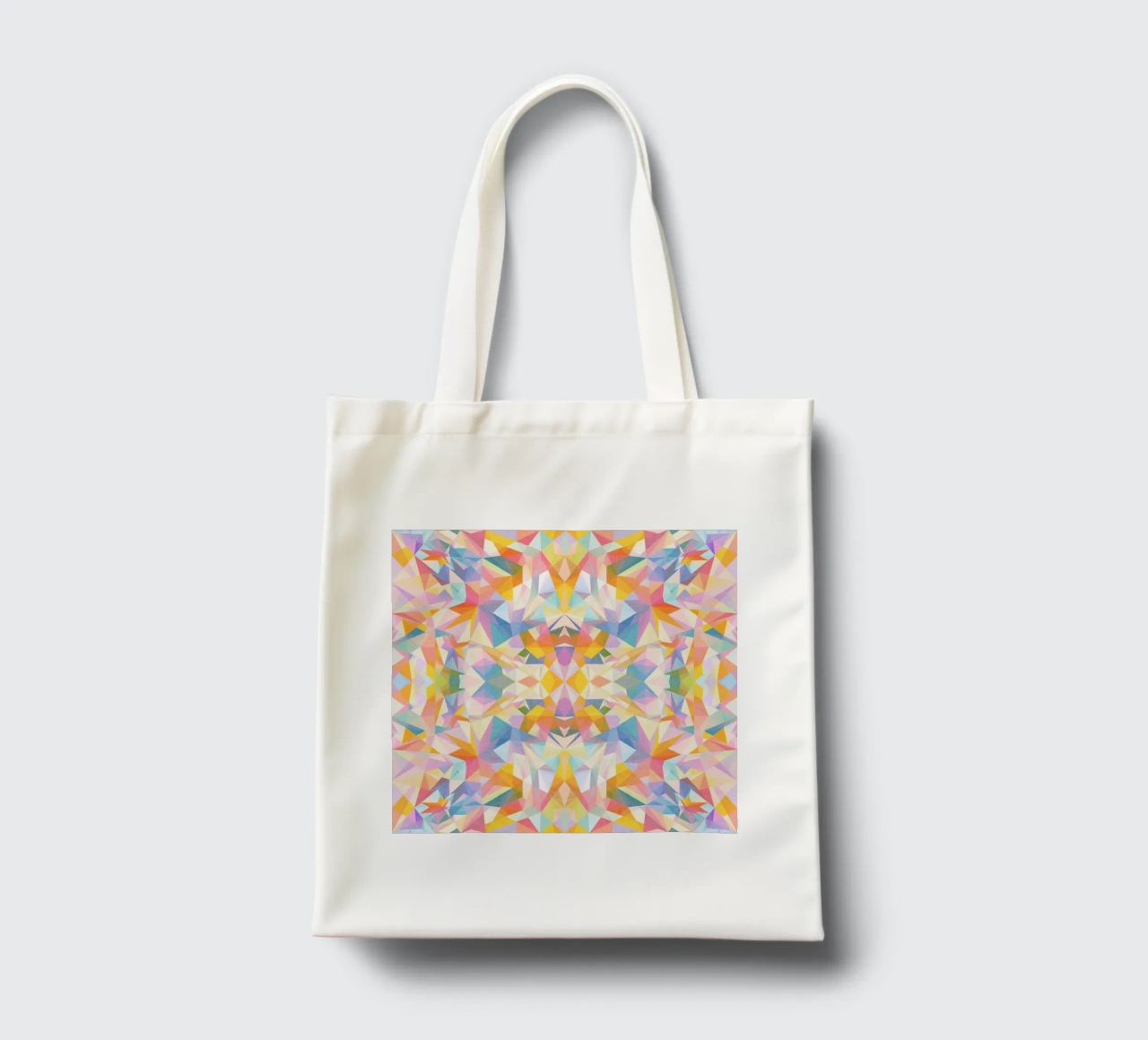 Beautiful Way - Abstract Geometric Pattern borsa in juta da lovely lines