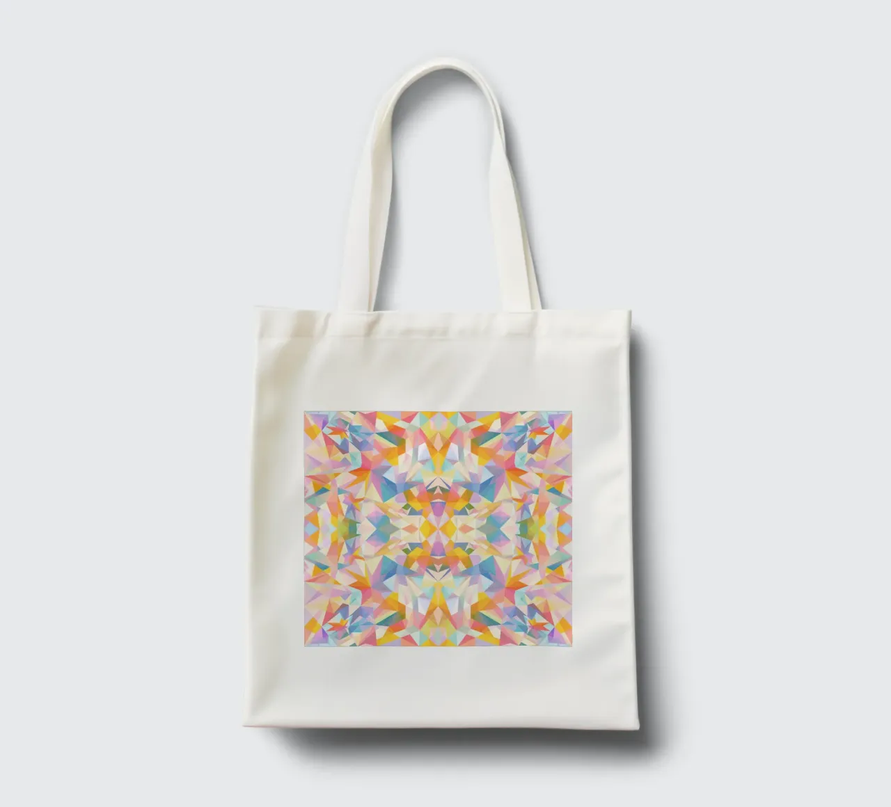Beautiful Way - Abstract Geometric Pattern borsa in juta da Abstract 888