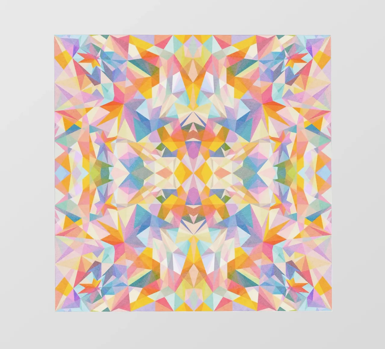 Beautiful Way - Abstract Geometric Pattern Backlit Folie von lovely lines