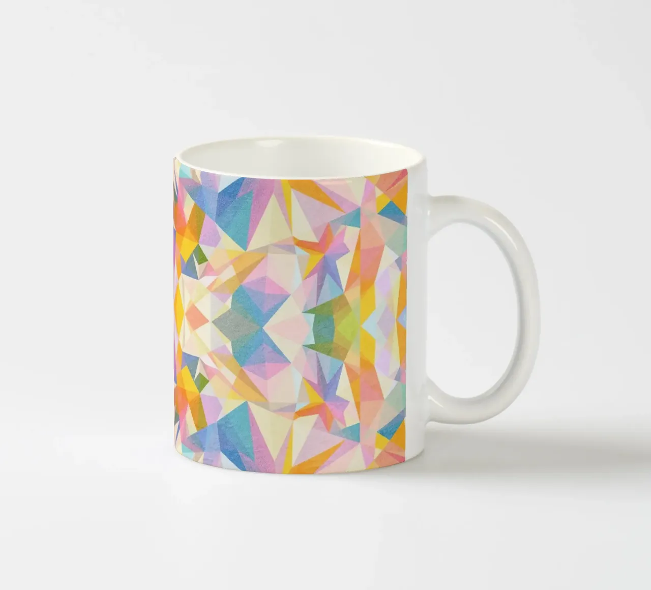 Beautiful Way - Abstract Geometric Pattern Keramik Tasse von lovely lines