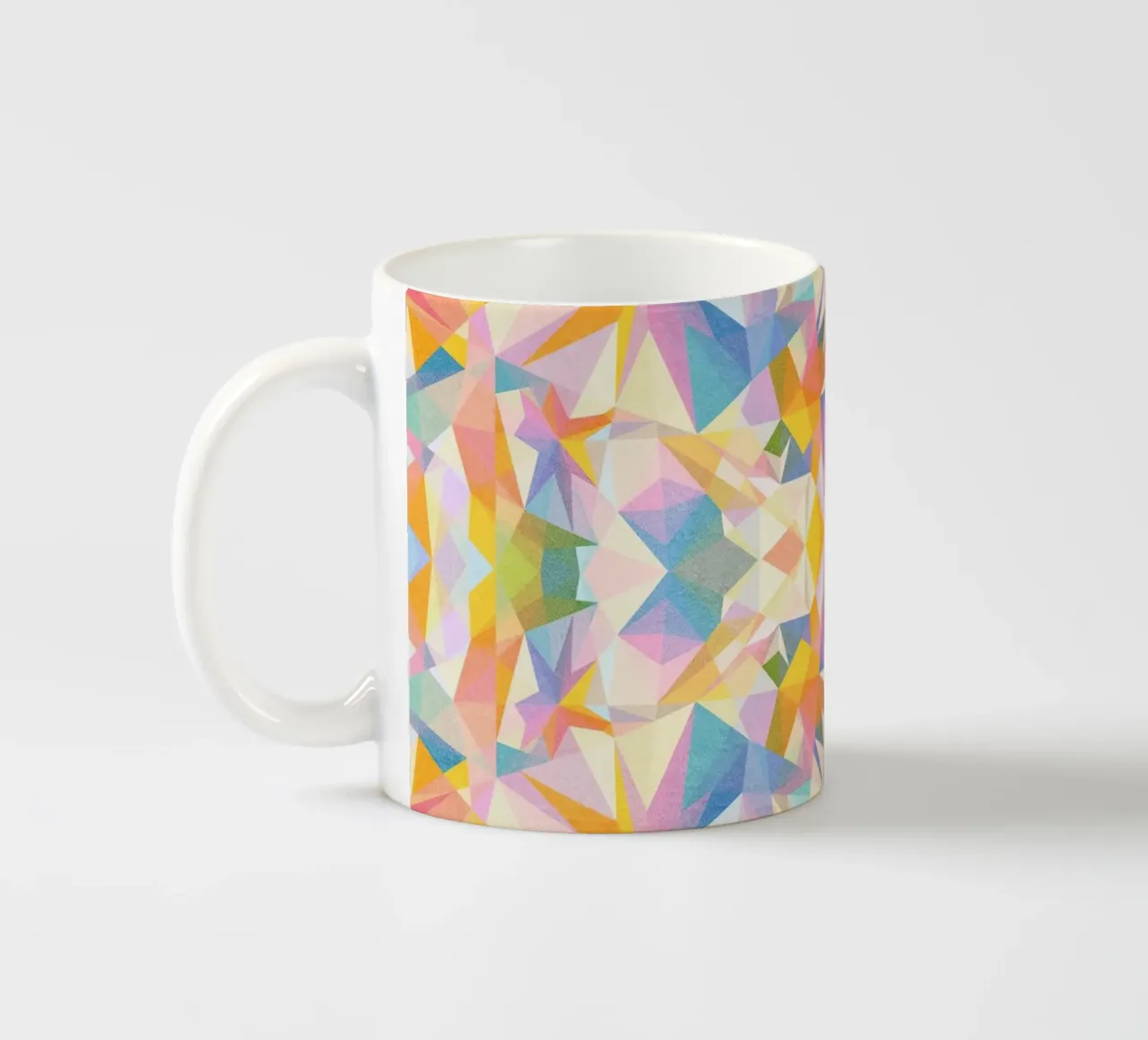 Beautiful Way - Abstract Geometric Pattern Keramik Tasse von lovely lines
