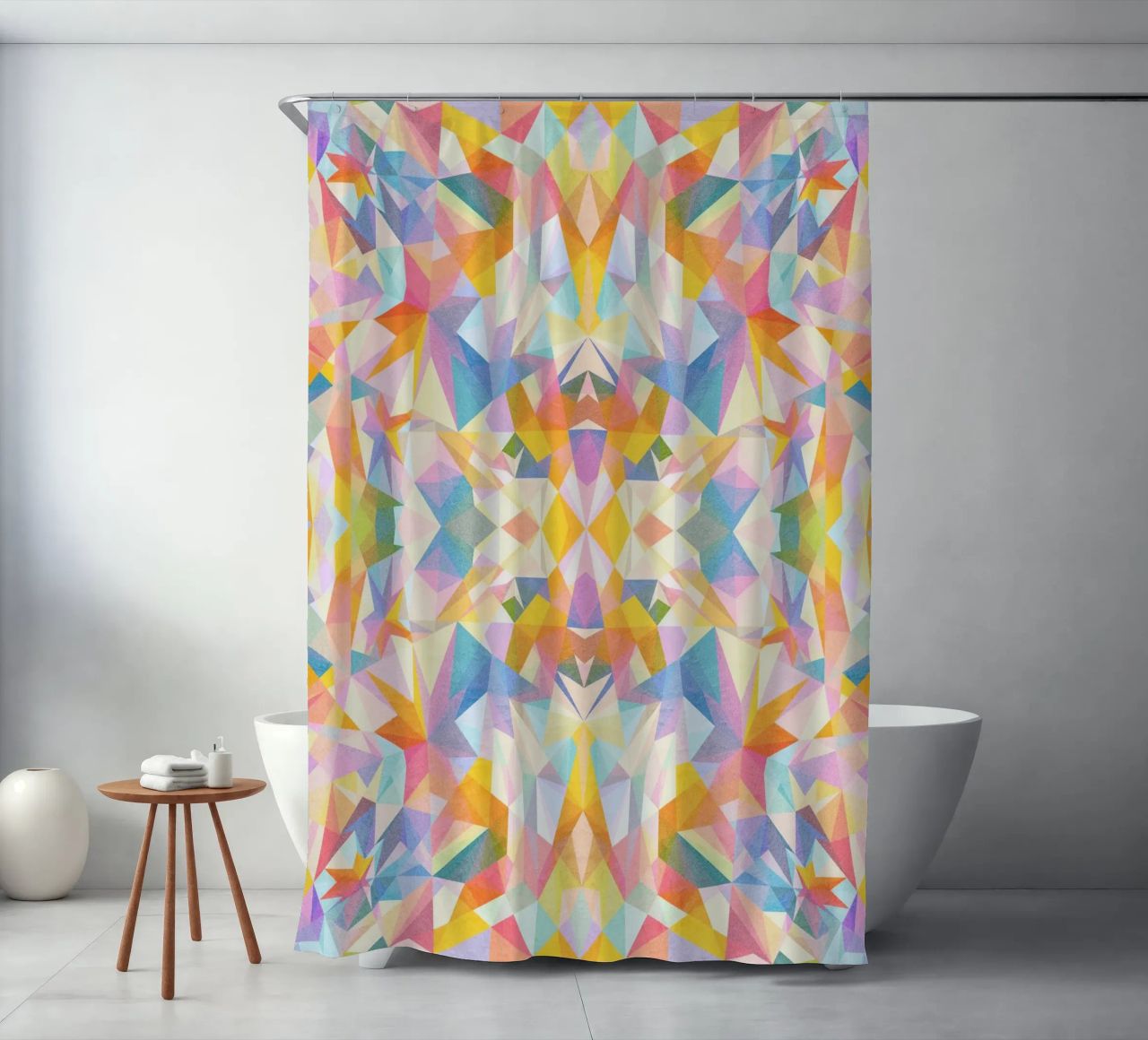 Beautiful Way - Abstract Geometric Pattern tenda da doccia da lovely lines
