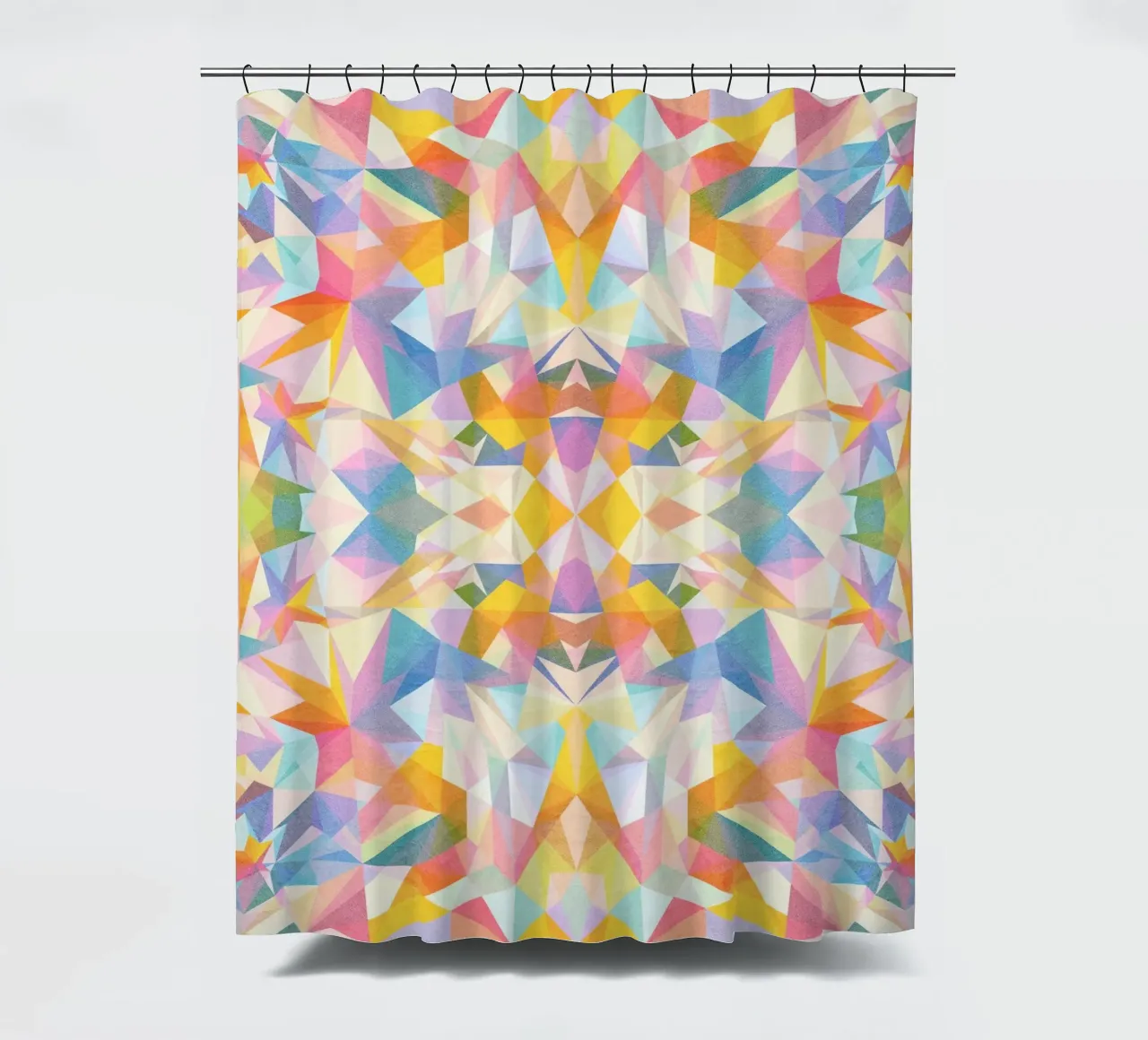 Beautiful Way - Abstract Geometric Pattern shower curtain by lovely lines
