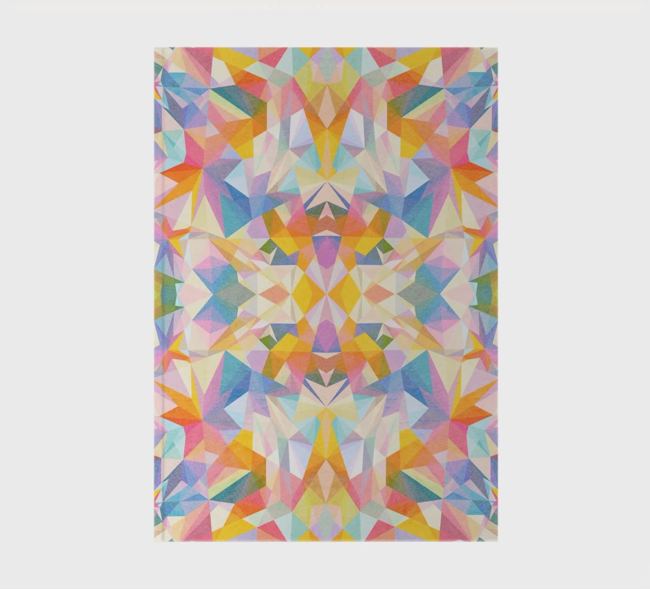 Beautiful Way - Abstract Geometric Pattern notebook by lovely lines