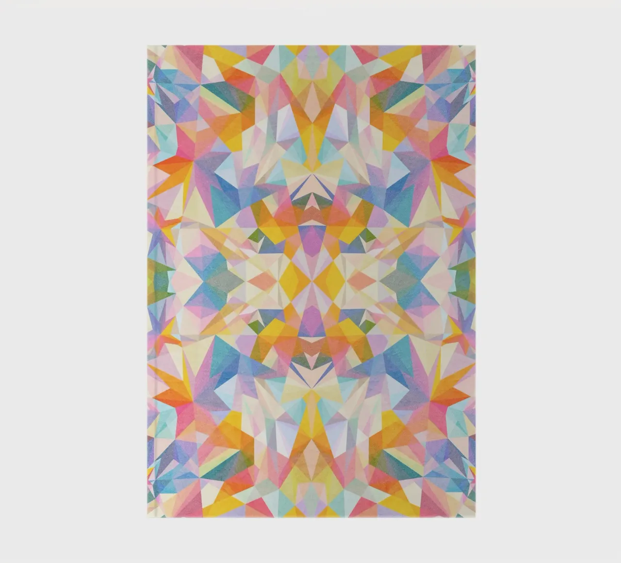 Beautiful Way - Abstract Geometric Pattern notebook by lovely lines