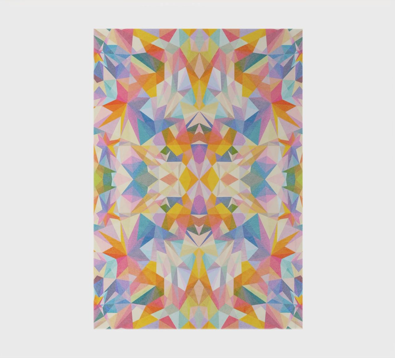 Beautiful Way - Abstract Geometric Pattern notebook by lovely lines