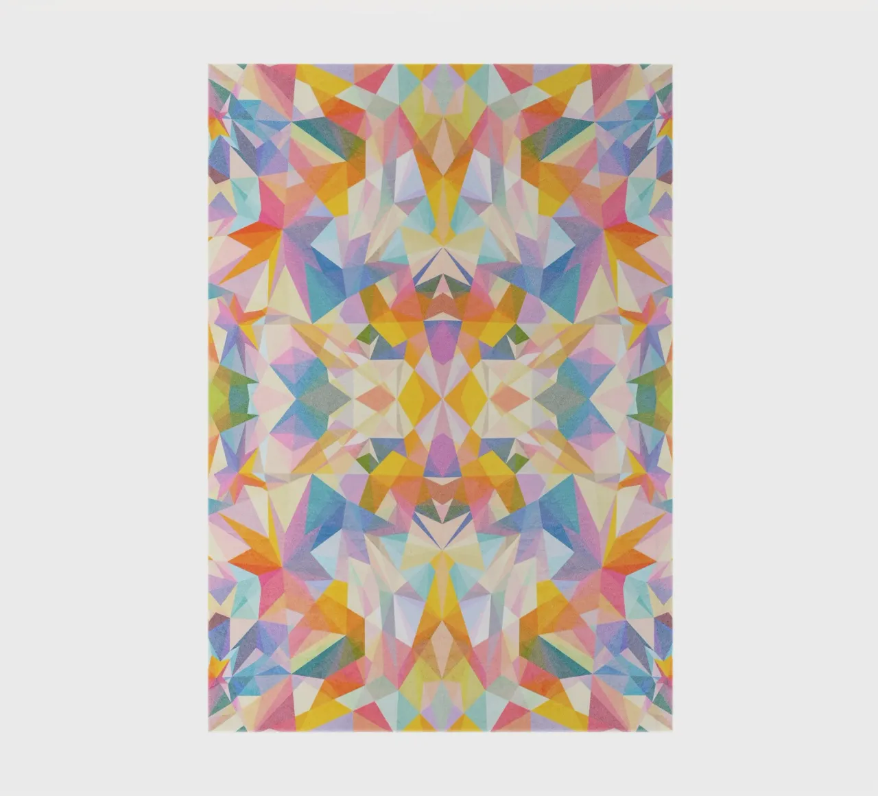 Beautiful Way - Abstract Geometric Pattern notebook by Abstract 888