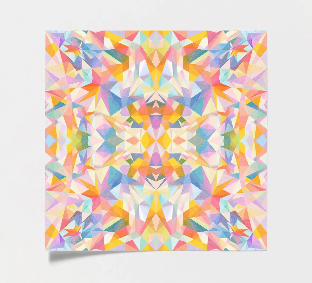 Beautiful Way - Abstract Geometric Pattern Stickerbogen von lovely lines