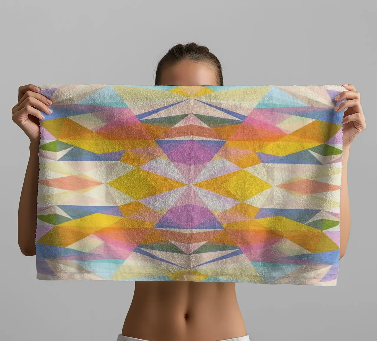 Beautiful Way - Abstract Geometric Pattern asciugamano da bagno da Abstract 888