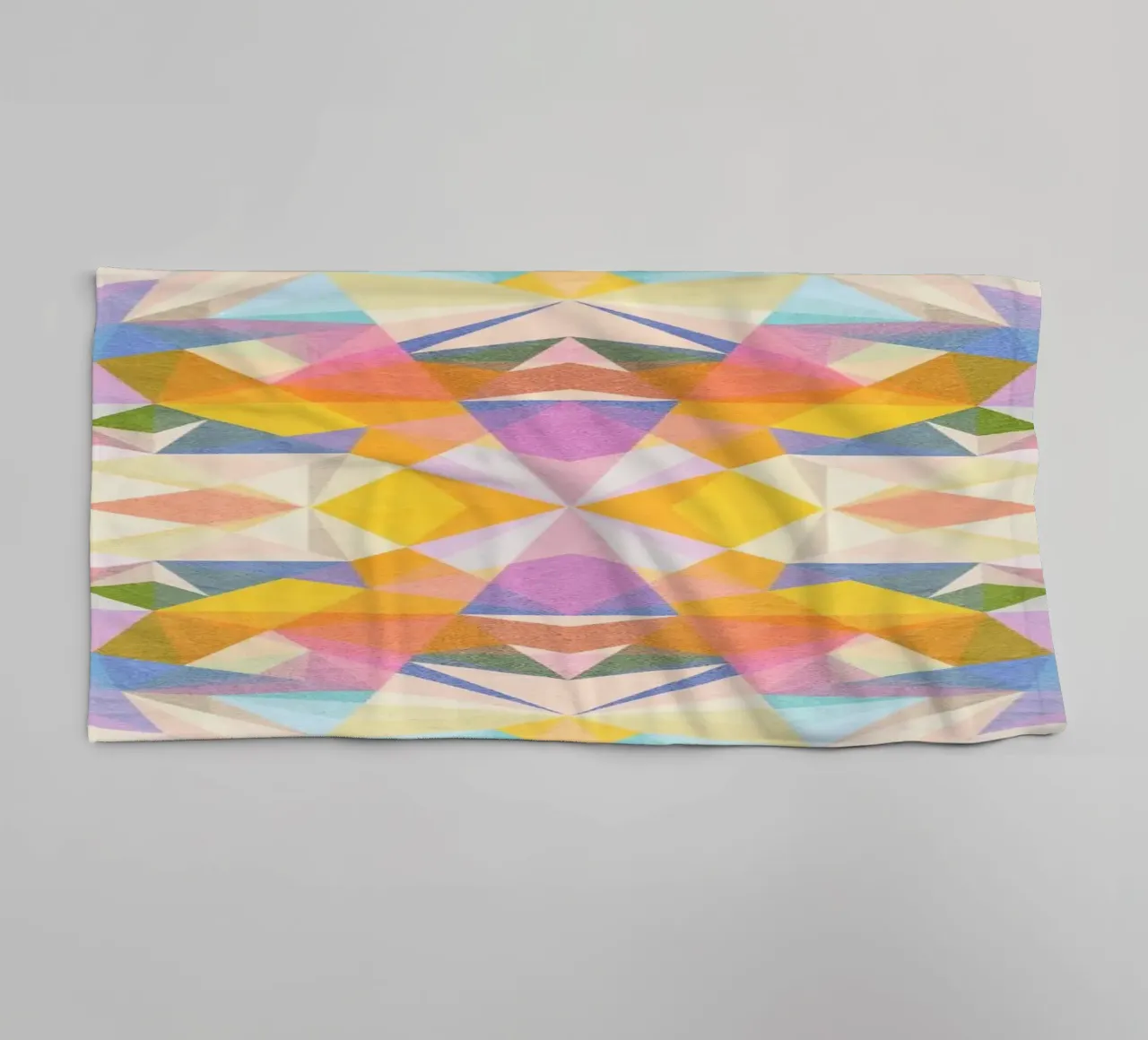 Beautiful Way - Abstract Geometric Pattern asciugamano da bagno da Abstract 888