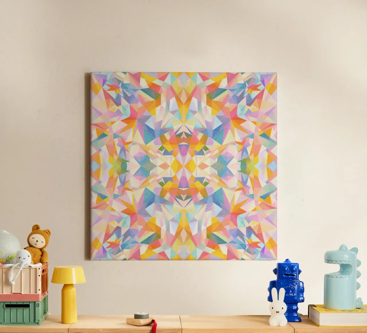 Beautiful Way - Abstract Geometric Pattern Leinwand von Abstract 888