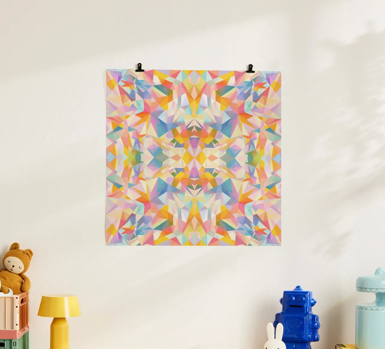 Beautiful Way - Abstract Geometric Pattern carta hahnemühle da Abstract 888