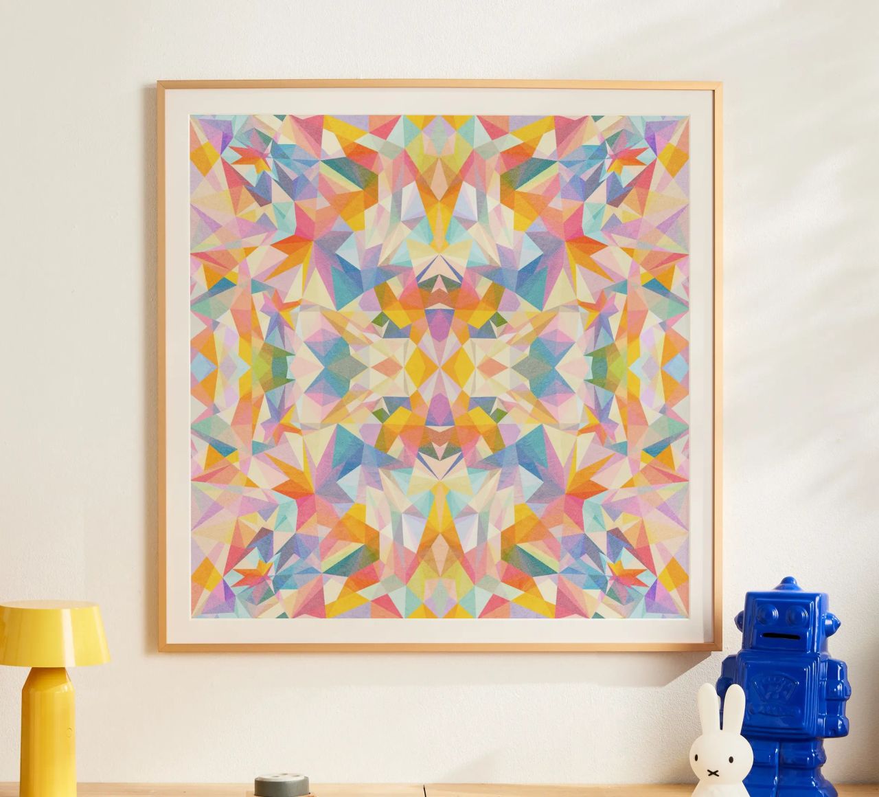 Beautiful Way - Abstract Geometric Pattern carta hahnemühle da lovely lines