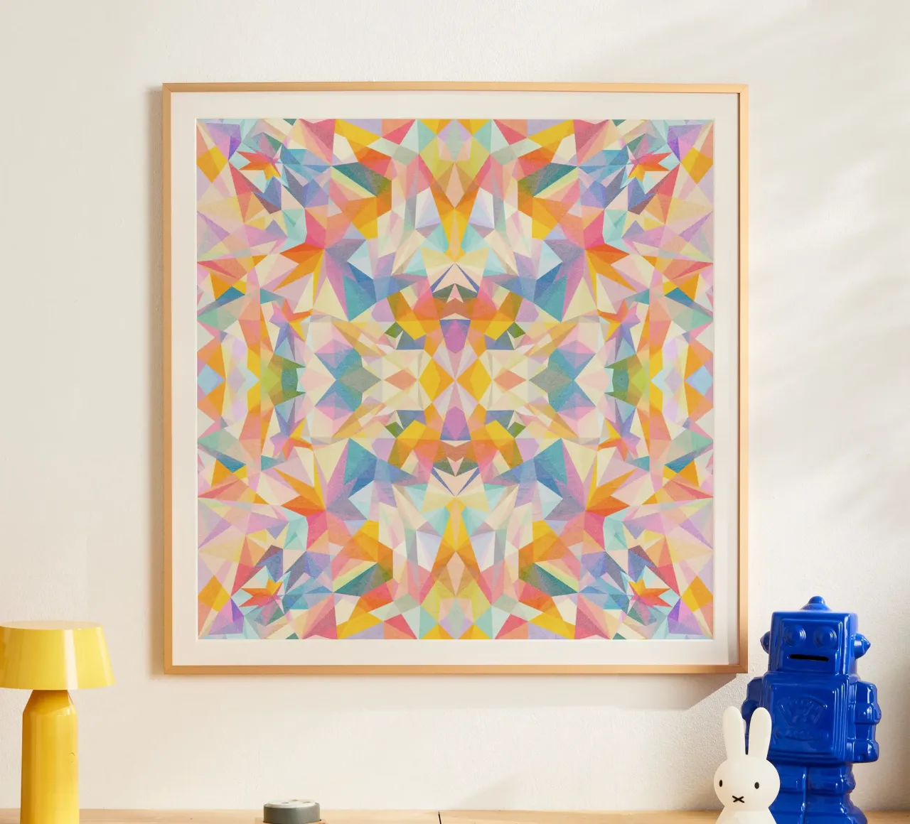 Beautiful Way - Abstract Geometric Pattern carta hahnemühle da Abstract 888