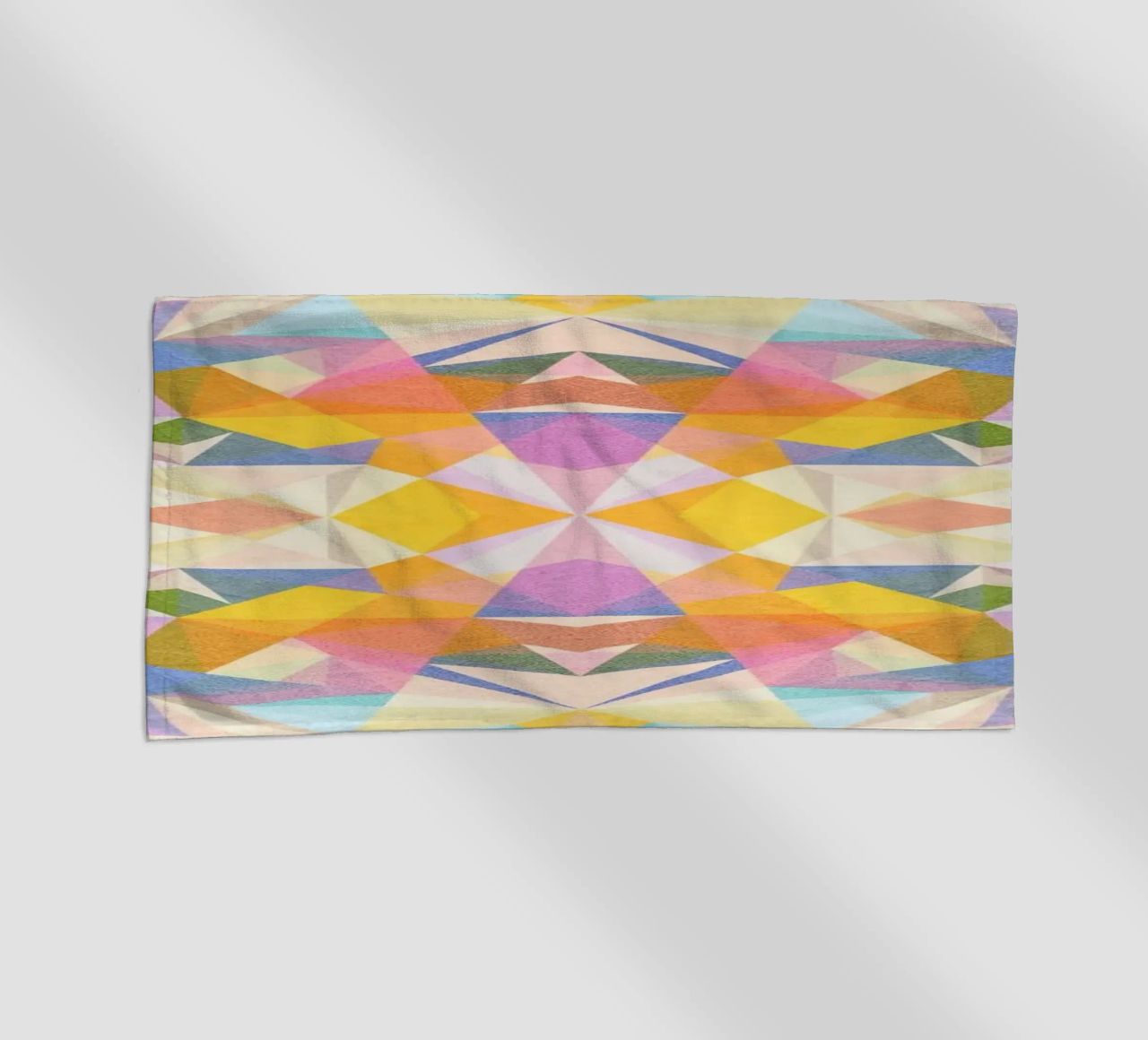 Beautiful Way - Abstract Geometric Pattern telo mare da lovely lines
