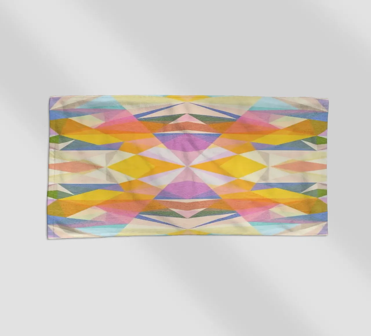 Beautiful Way - Abstract Geometric Pattern serviette de plage de lovely lines