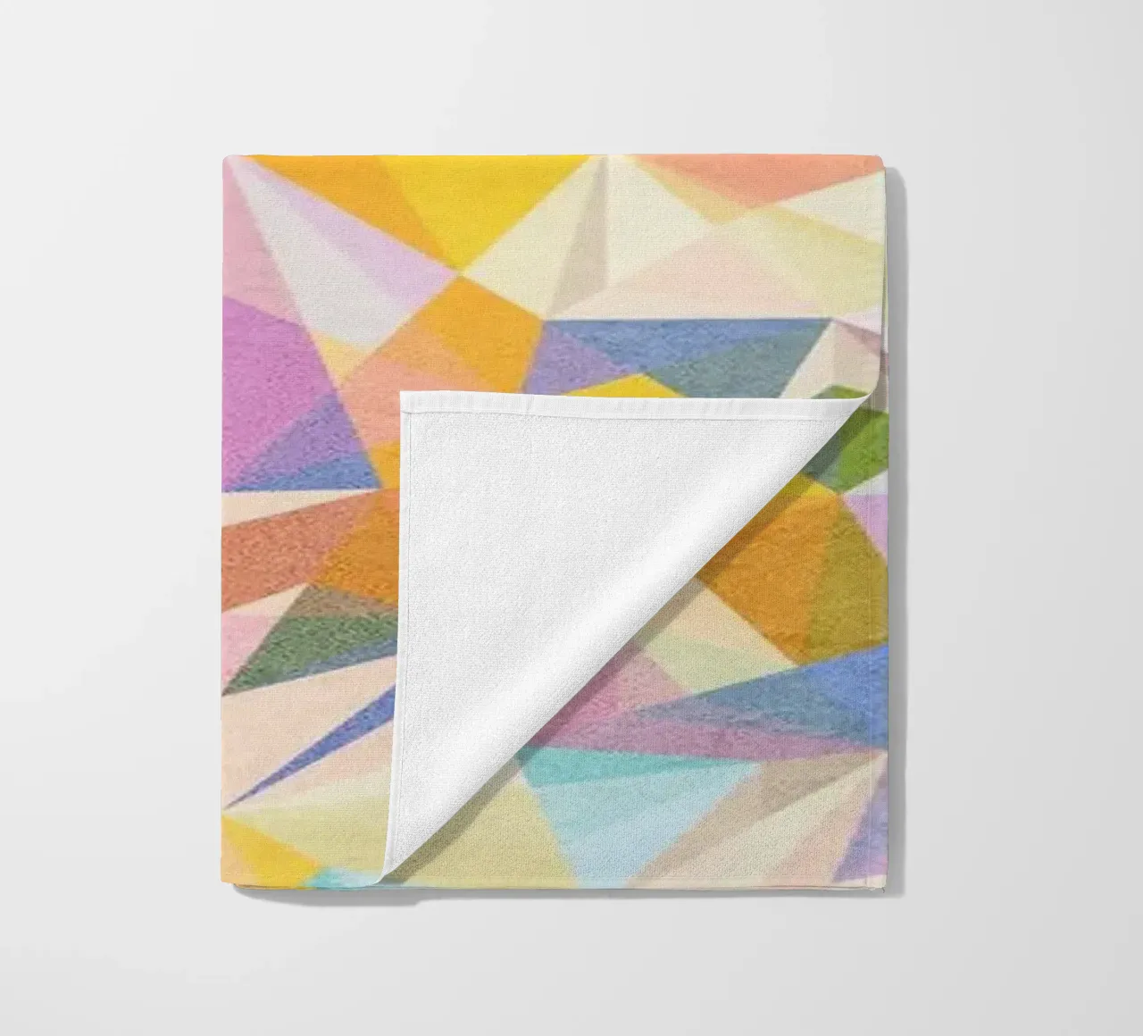 Beautiful Way - Abstract Geometric Pattern Strandtuch von lovely lines