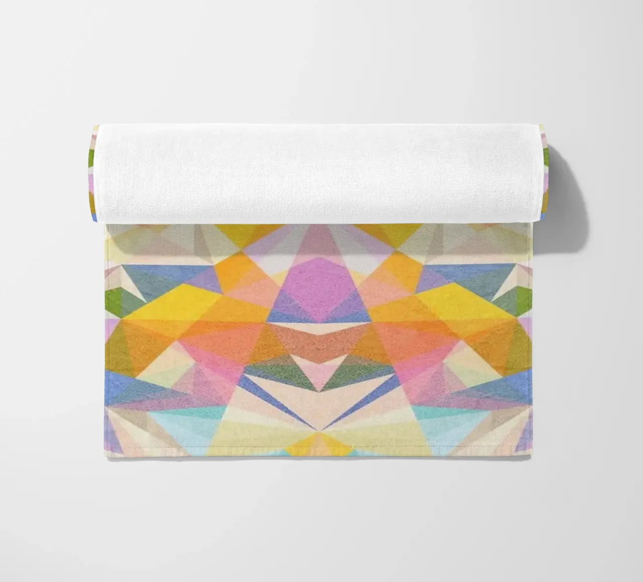 Beautiful Way - Abstract Geometric Pattern Strandtuch von lovely lines