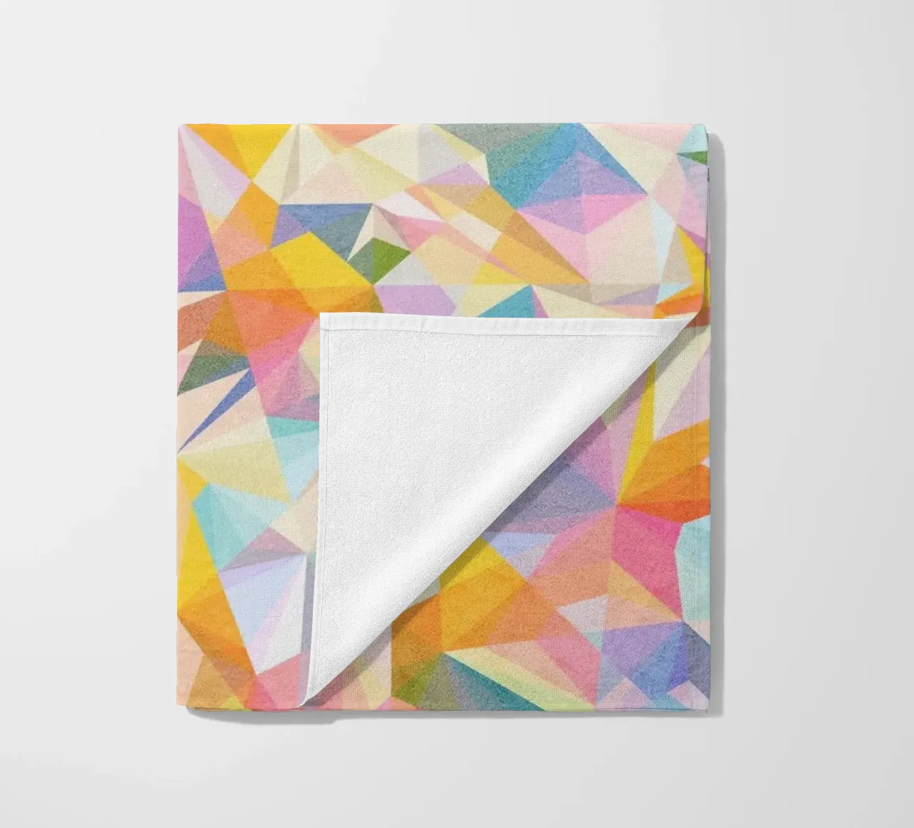 Beautiful Way - Abstract Geometric Pattern Strandtuch von lovely lines