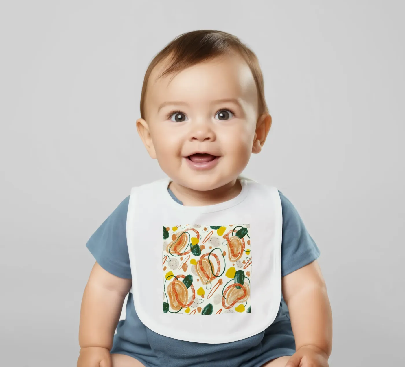 Spaghetti baby slabbetje van Laura O'Connor