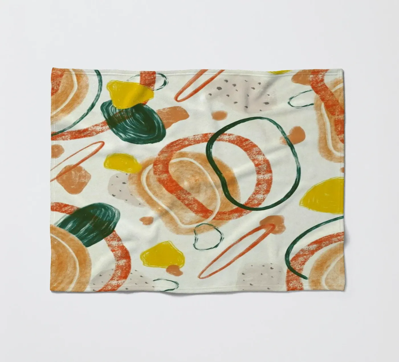 Spaghetti fleece blanket by Laura O'Connor