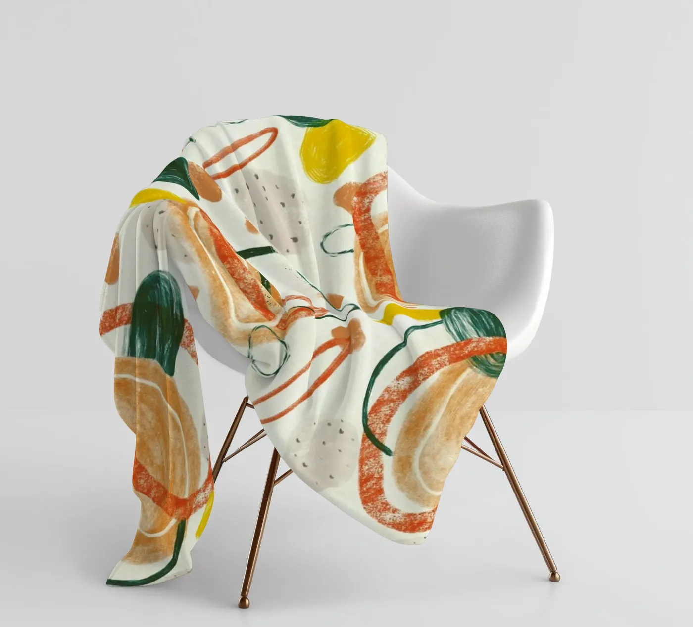 Spaghetti fleece blanket by Laura O'Connor