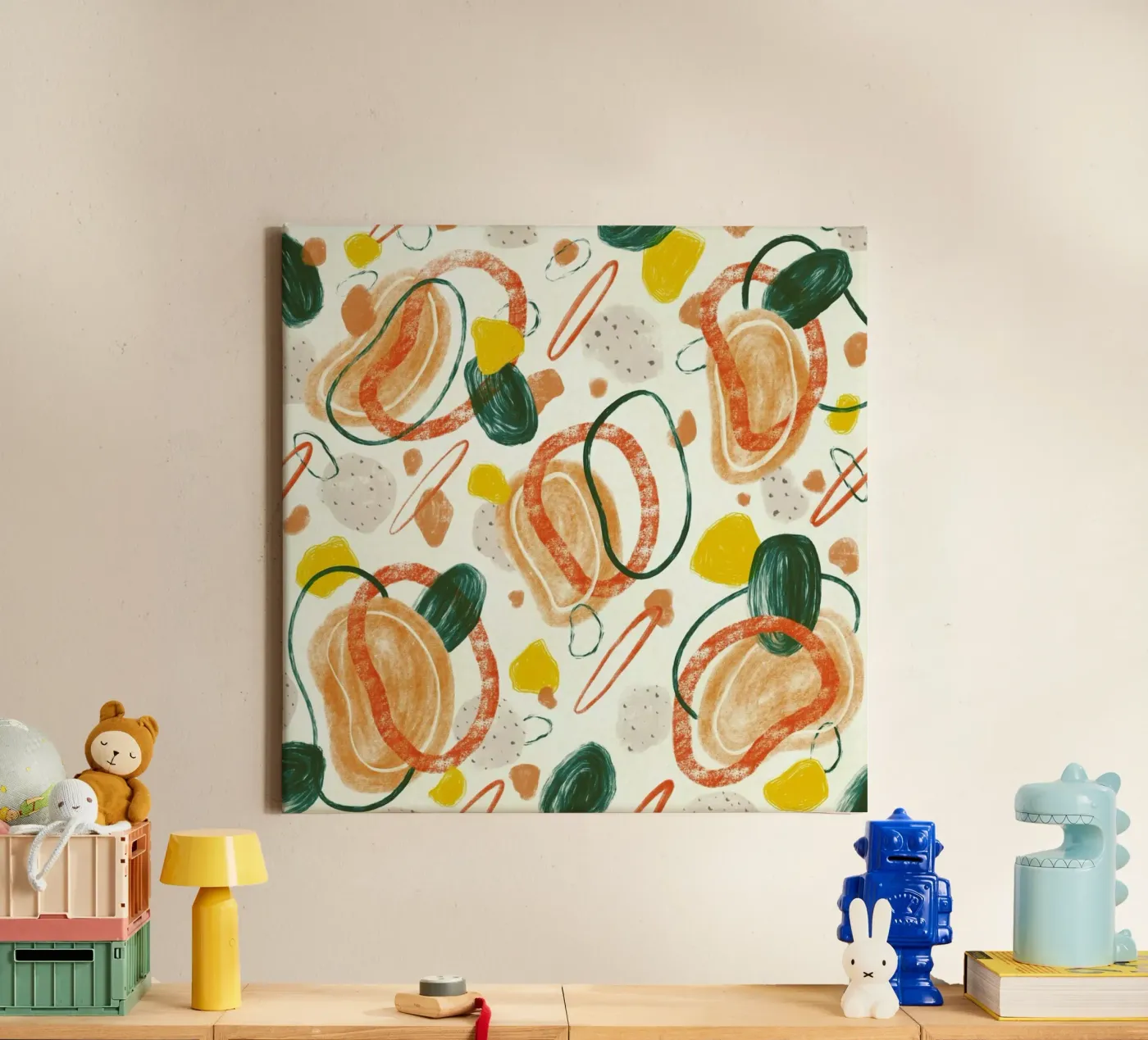 Spaghetti canvas van Laura O'Connor