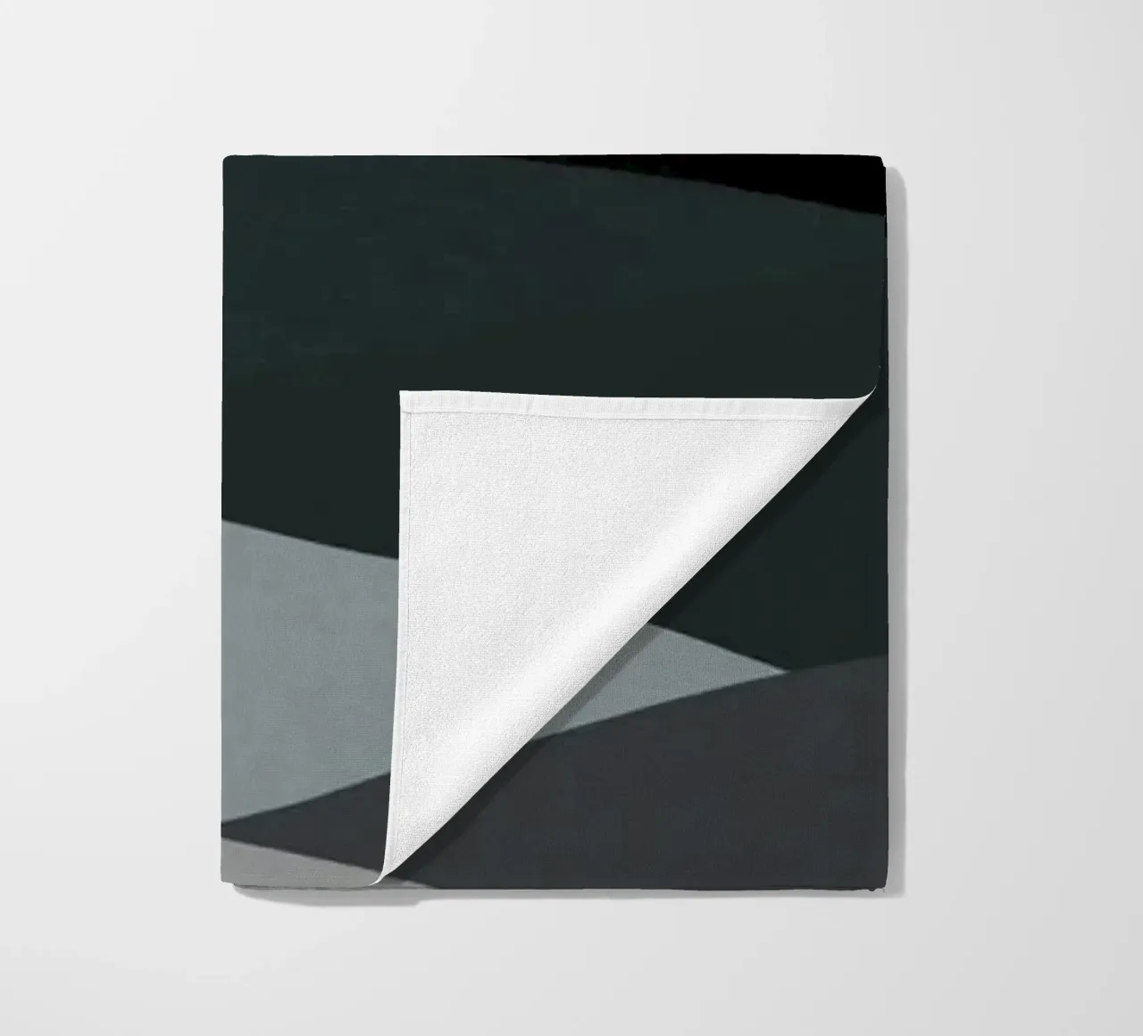 Nordic landscape mountain range 04 beach towel by Little Dean