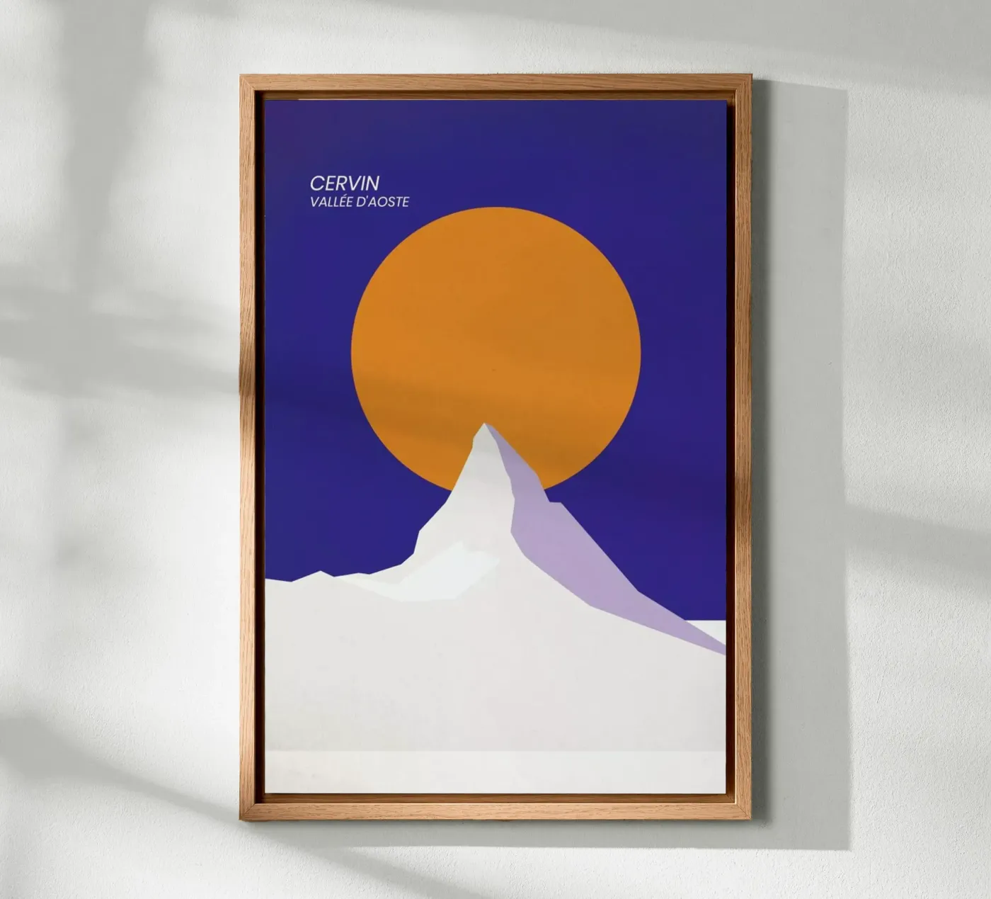Cervin forex-plaat van The Cartography Collection