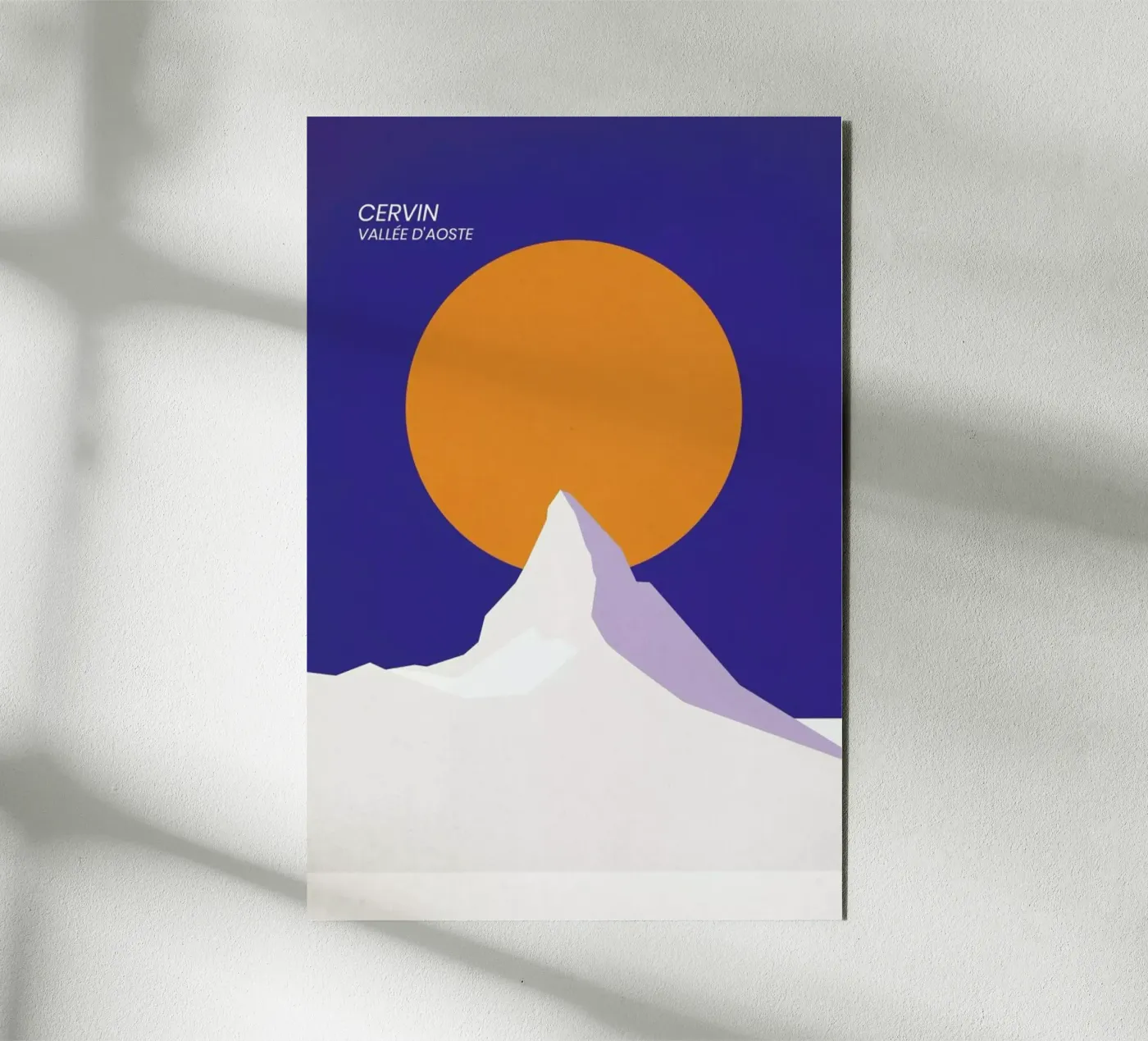 Cervin forex-plaat van The Cartography Collection