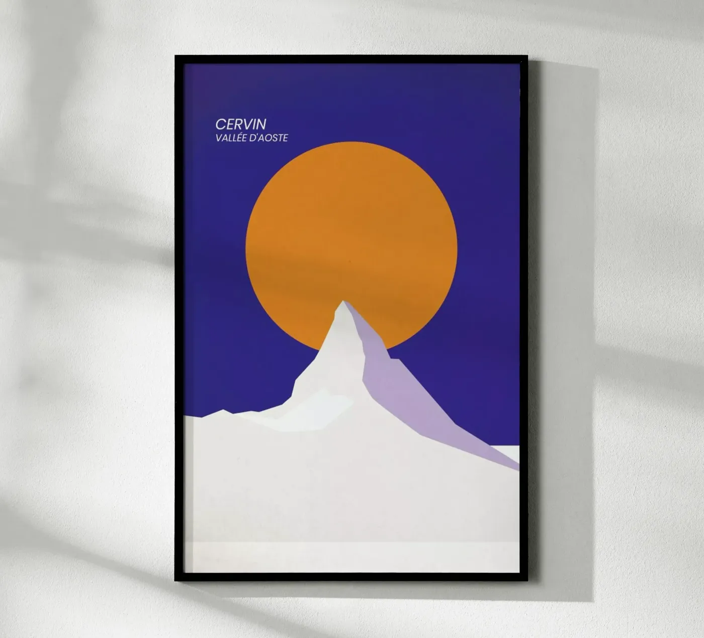 Cervin Poster von The Cartography Collection