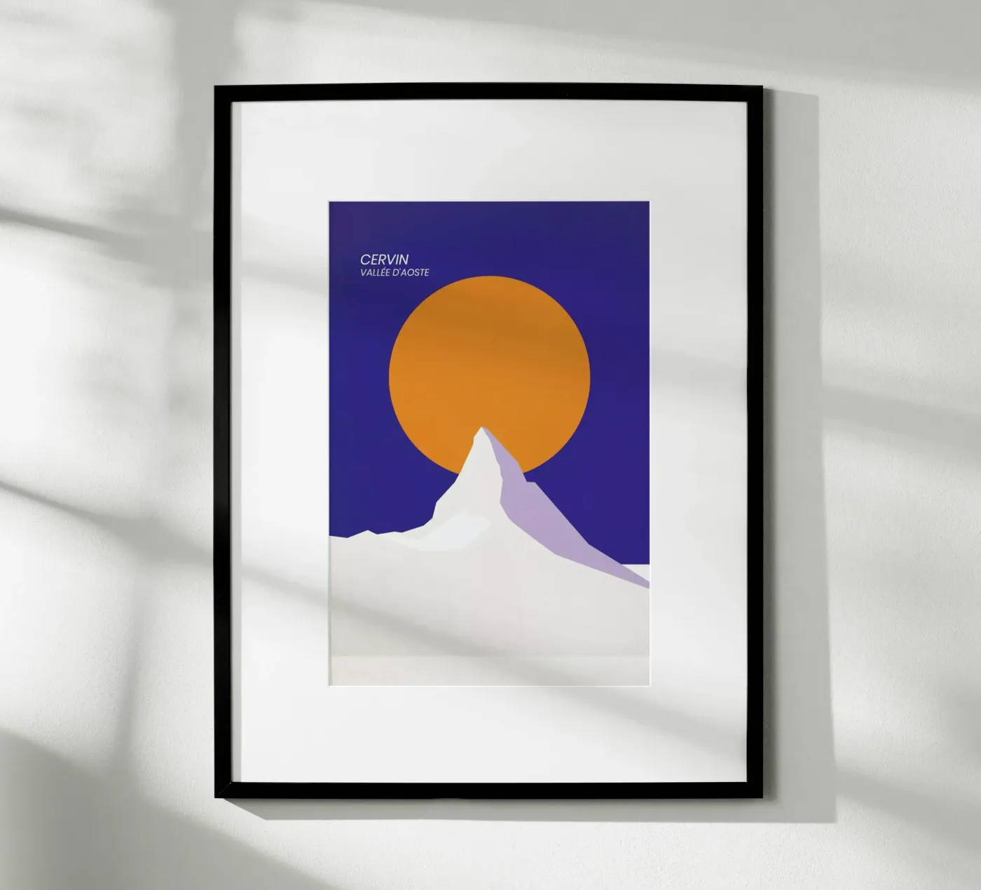 Cervin Poster von The Cartography Collection