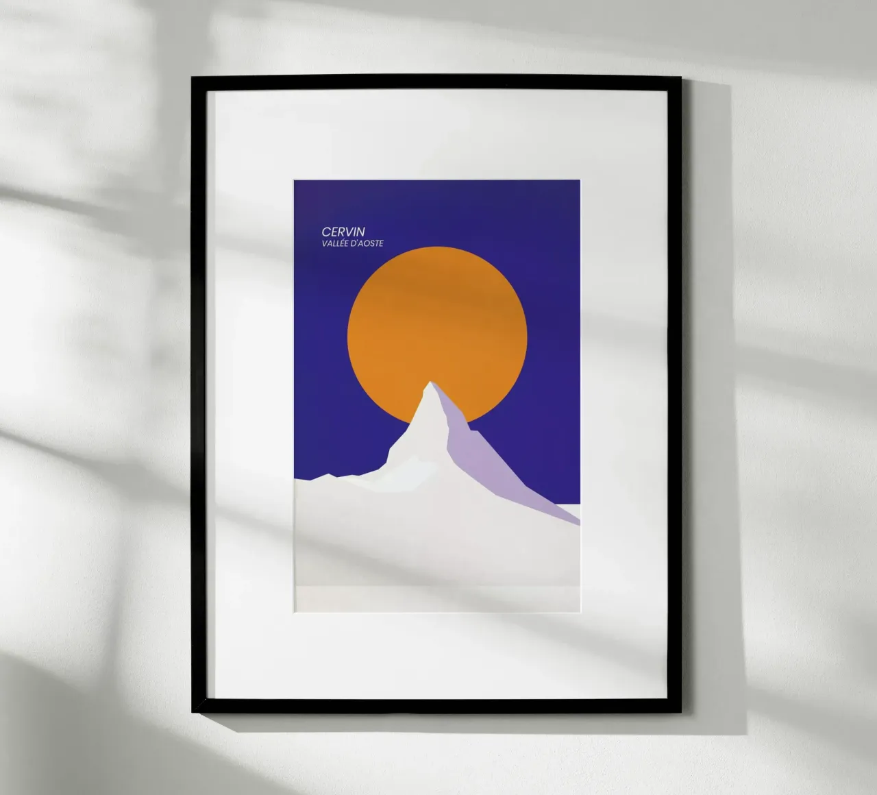 Cervin poster da The Cartography Collection