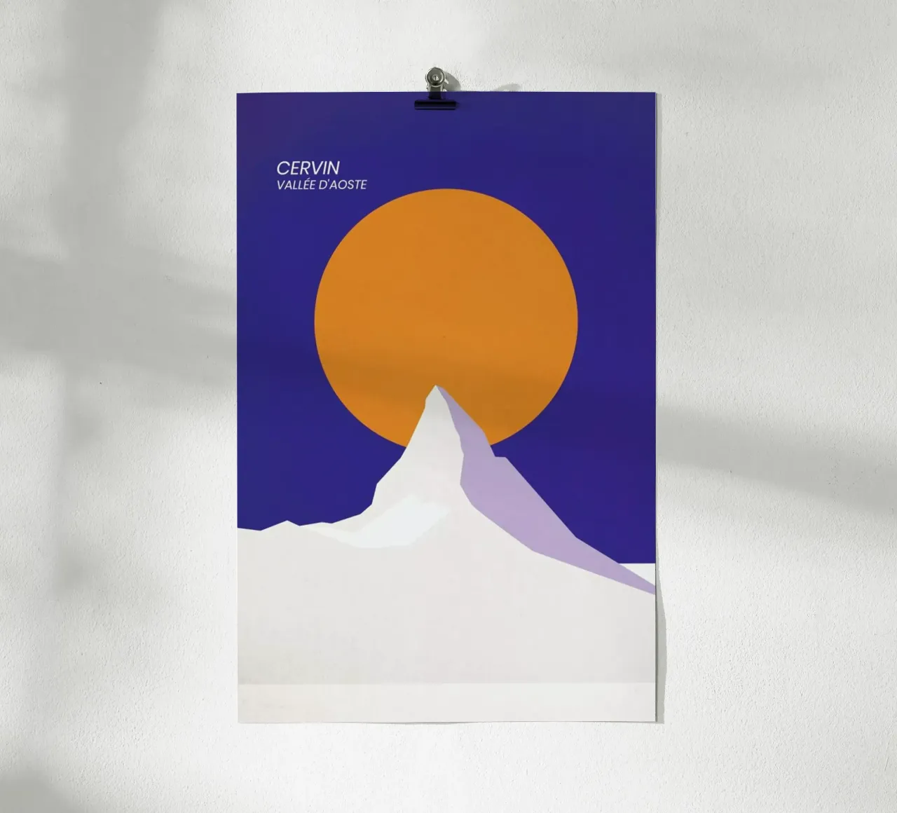 Cervin poster da The Cartography Collection