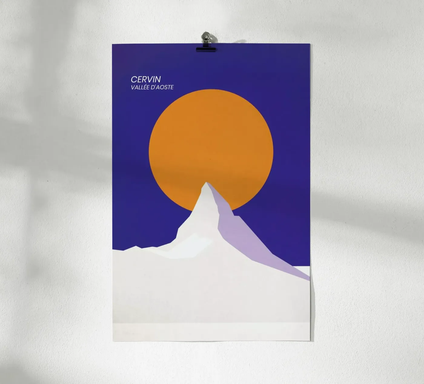 Cervin Poster von The Cartography Collection