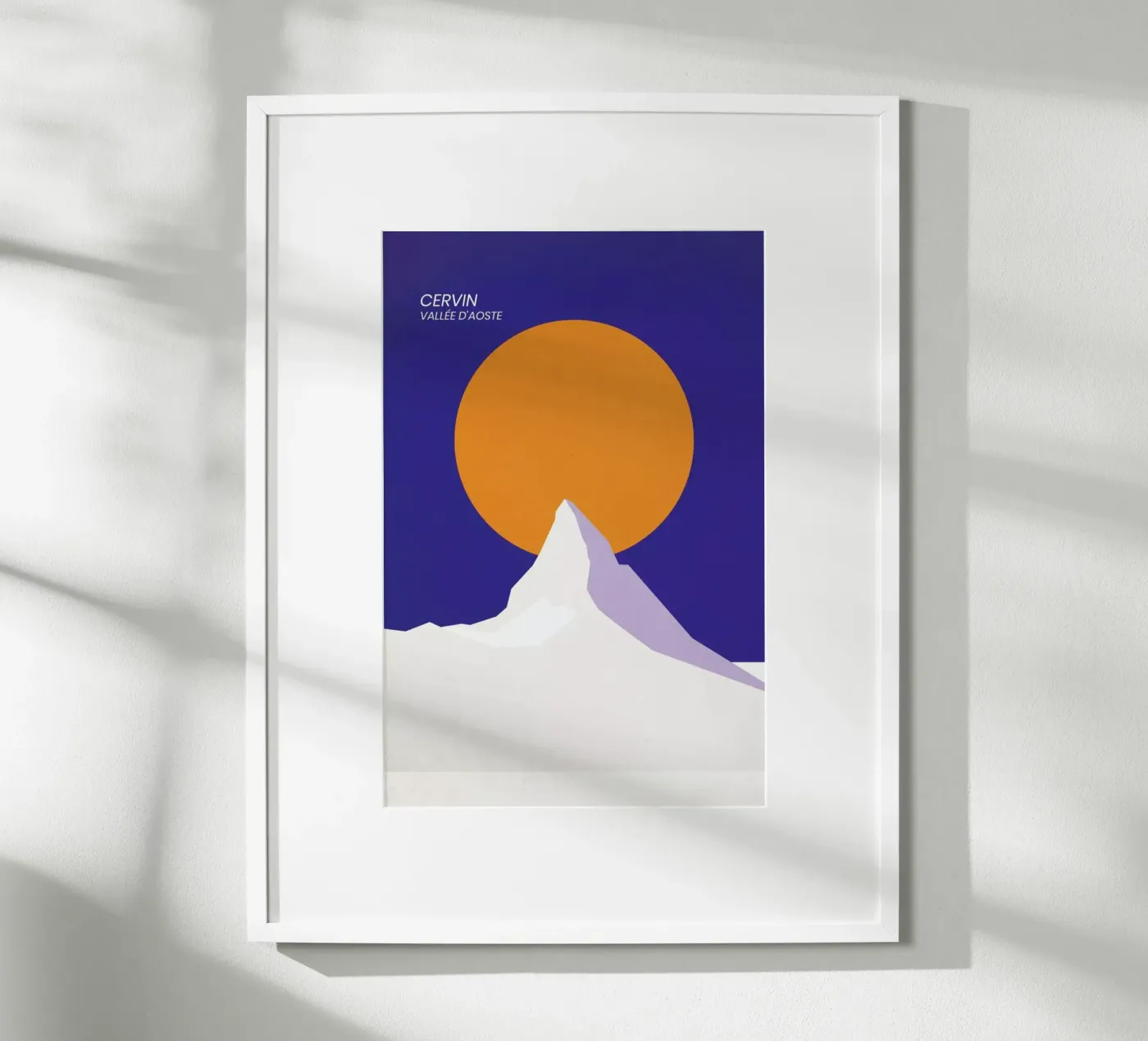 Cervin Poster von The Cartography Collection