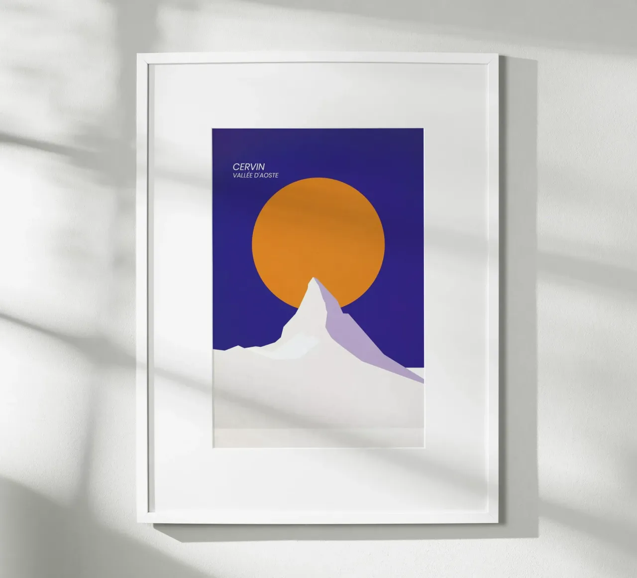 Cervin poster da The Cartography Collection