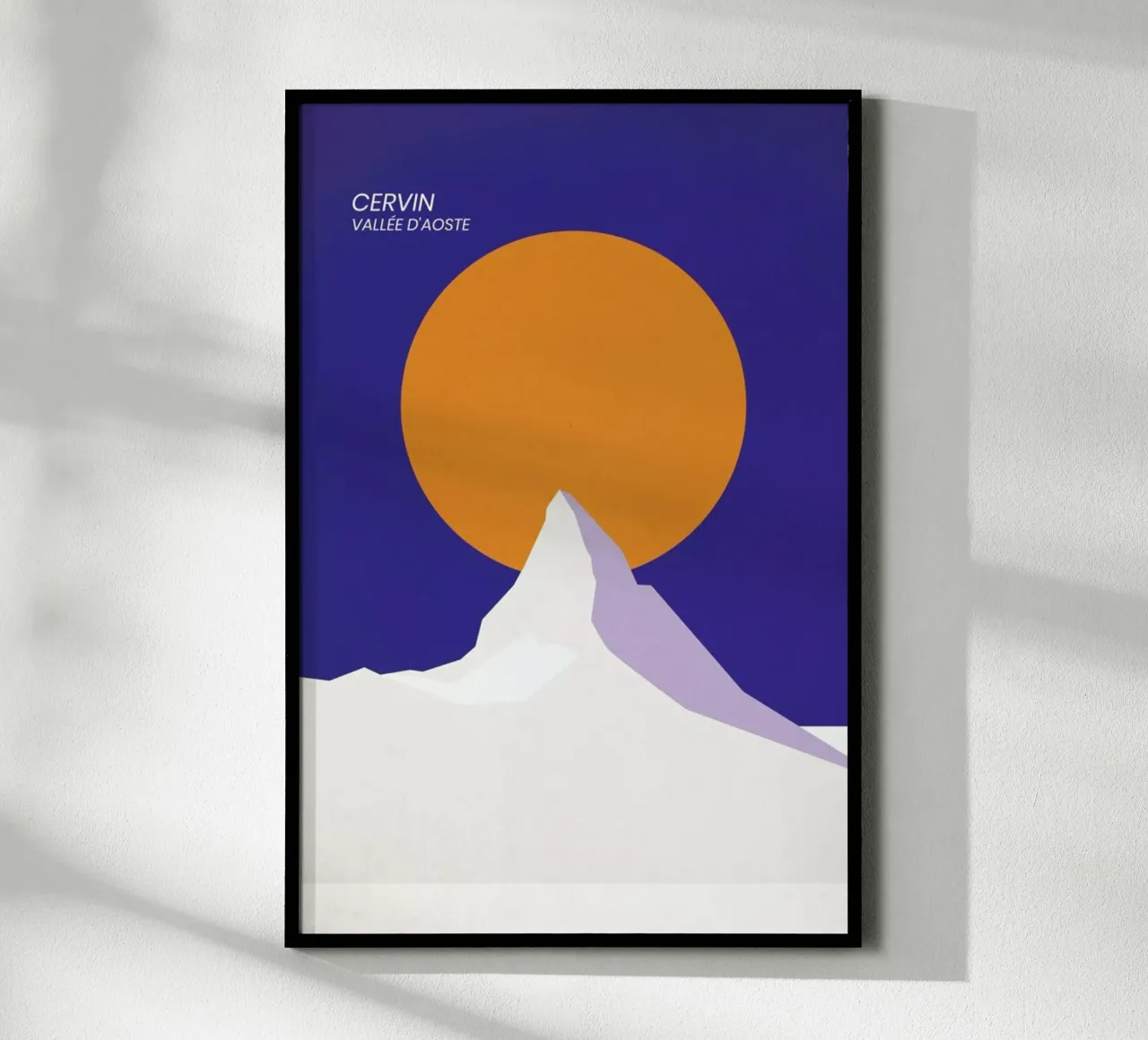 Cervin poster da The Cartography Collection