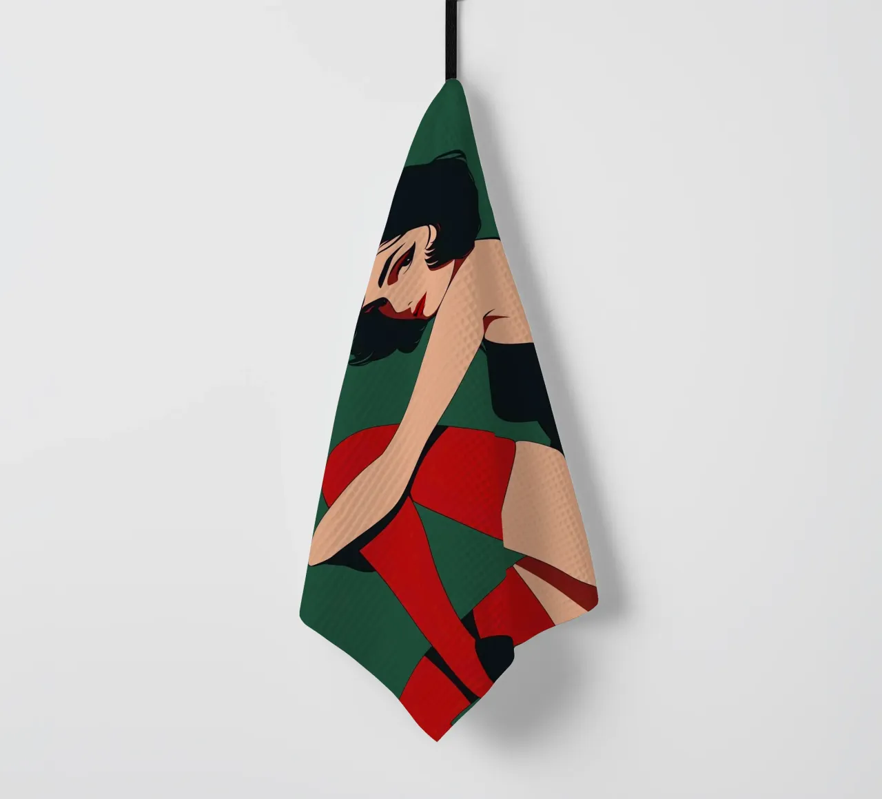 Pin-up Seduzione artistica canovaccio da cucina da Carinaprint
