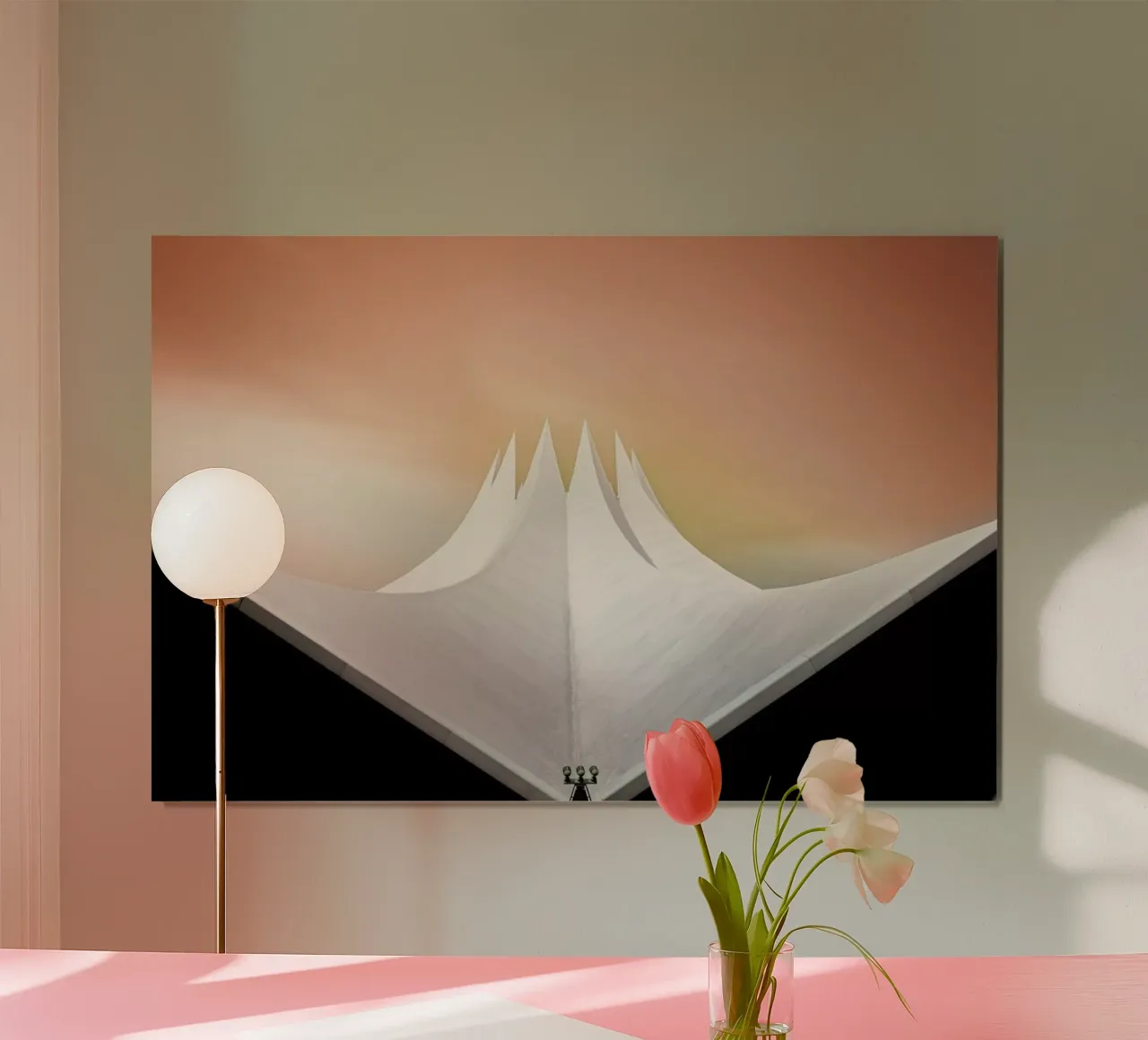 Ice Cream - Kay PK poster con telaio in plastica da Pictufy