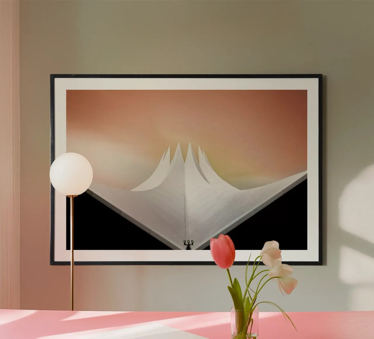 Ice Cream - Kay PK poster con telaio in plastica da Pictufy