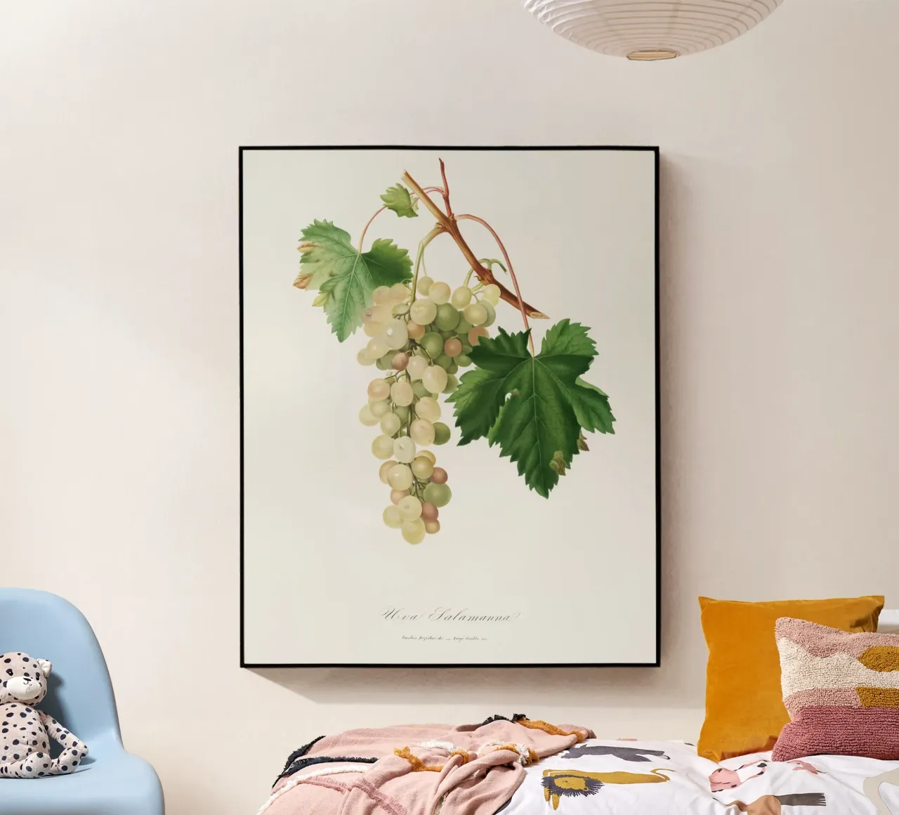 Muscat Grape Botanical Vintage Illustration plexiglass da Pretty Flowers Vintage Botanicals