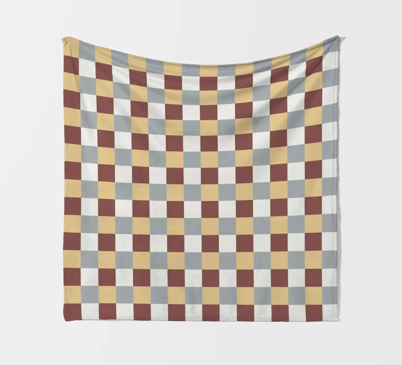 Checker tile pattern fleecedeken van Little Dean