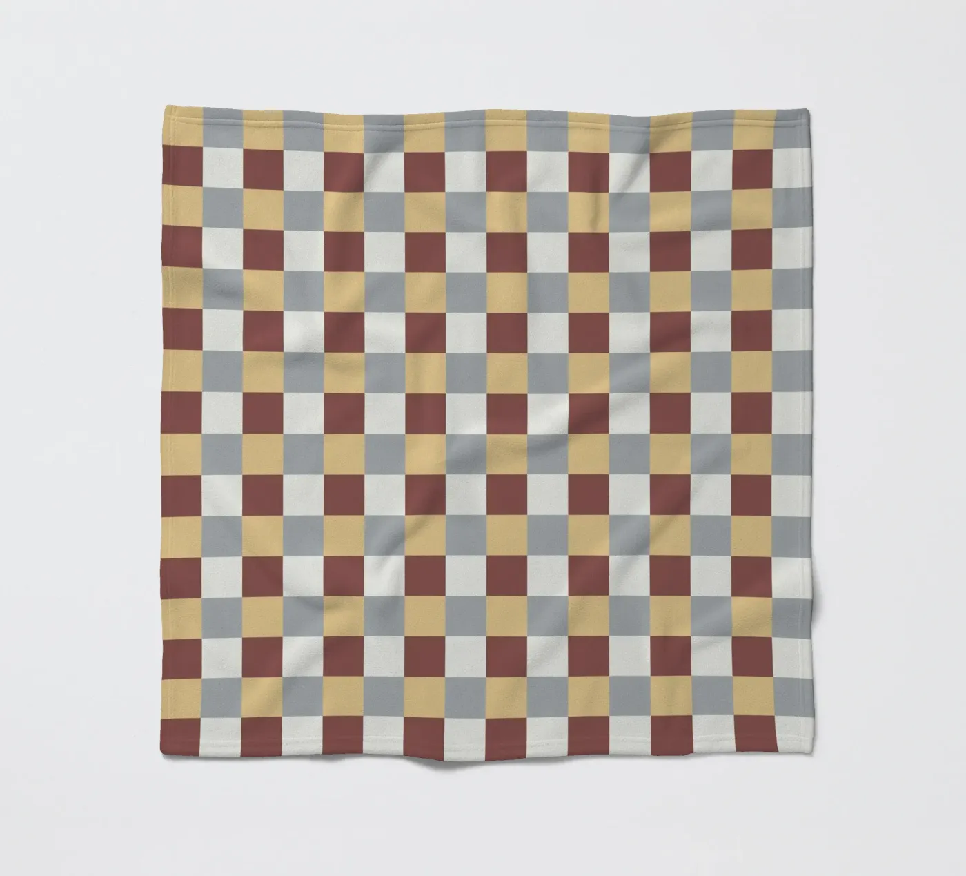 Checker tile pattern fleecedeken van Little Dean