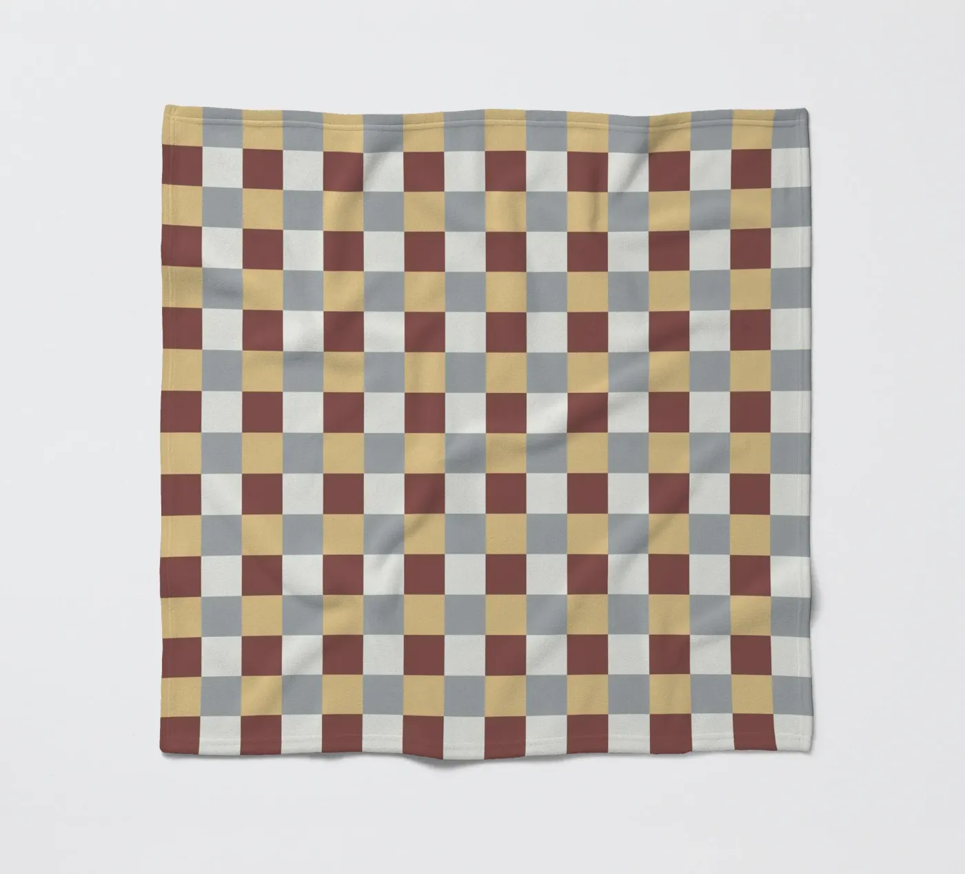 Checker tile pattern Fleecedecke von Little Dean