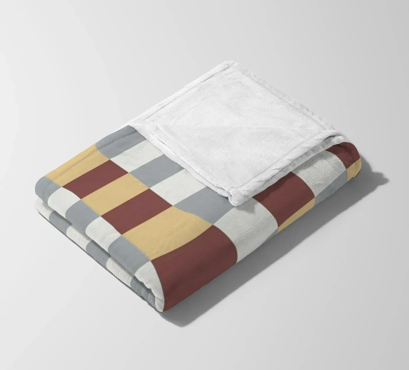 Checker tile pattern Fleecedecke von Little Dean