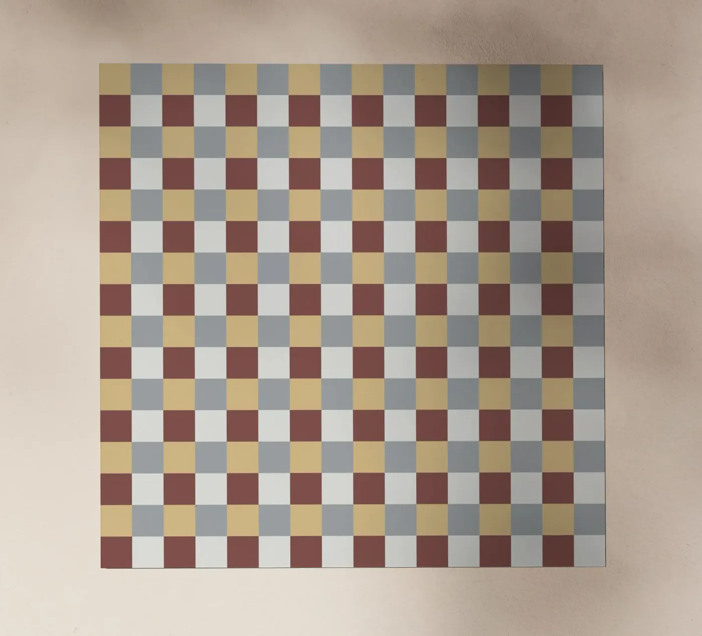 Checker tile pattern backlit folie van Little Dean